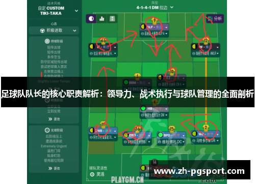 足球队队长的核心职责解析：领导力、战术执行与球队管理的全面剖析