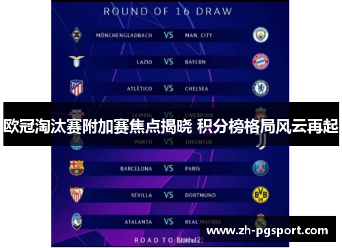 欧冠淘汰赛附加赛焦点揭晓 积分榜格局风云再起